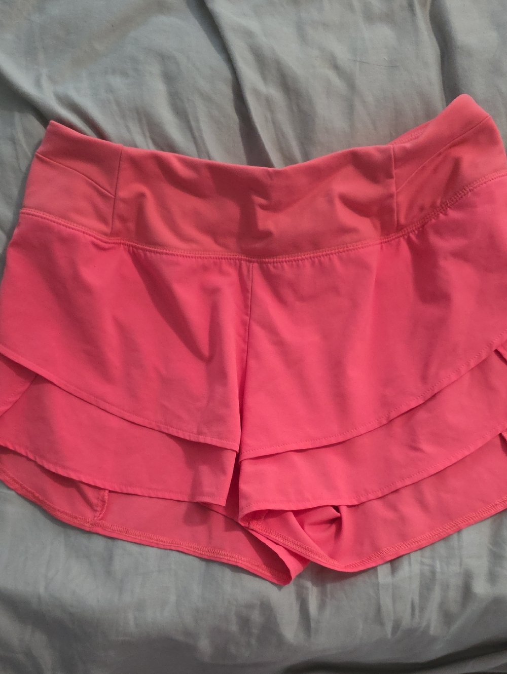 Calia Pink Layered Active Shorts